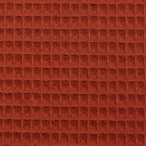 Waffelpique terracotta