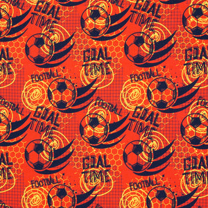 Jersey Fußball auf rot-orange