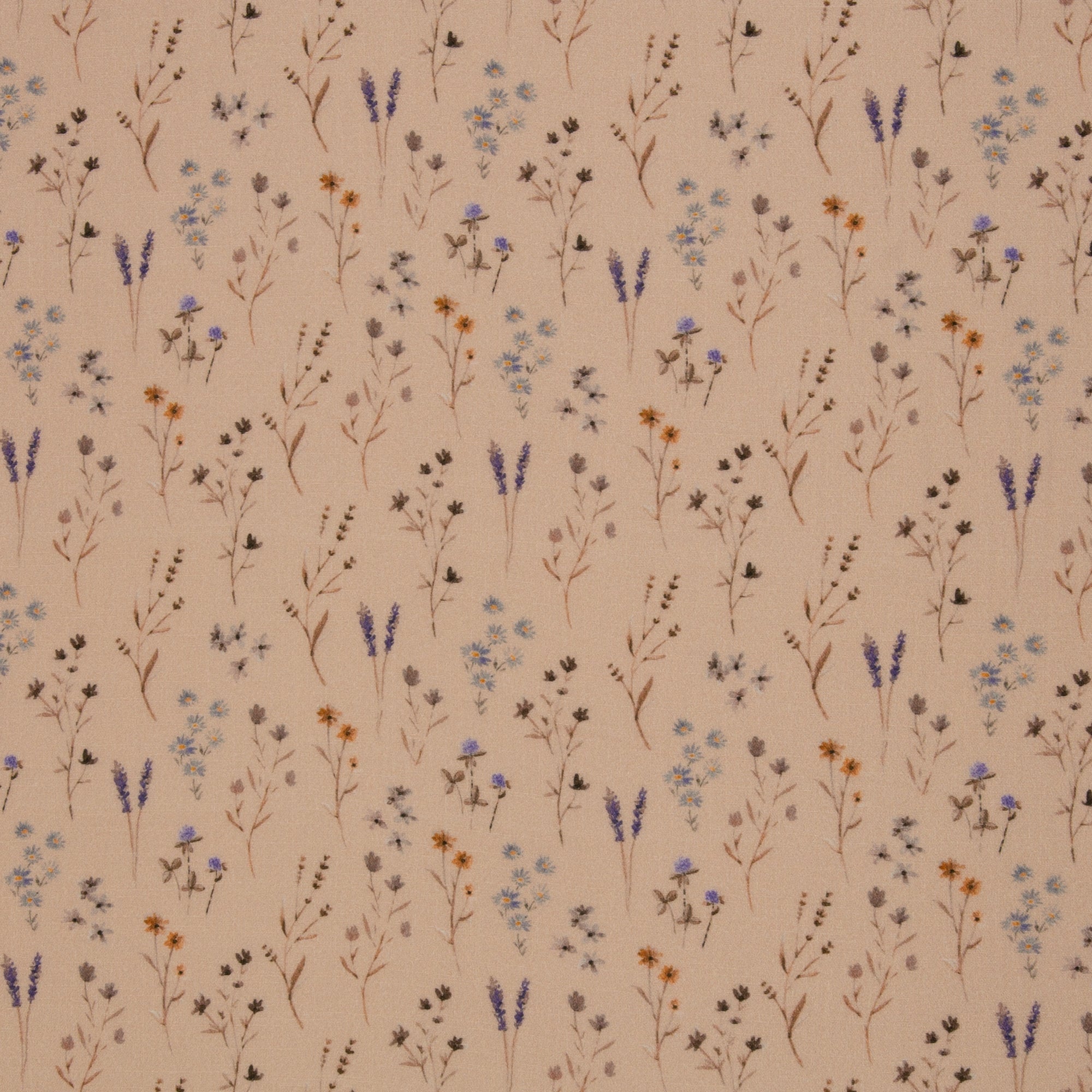Musselin Blumenstiele auf beige