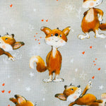 Lade das Bild in den Galerie-Viewer, Jersey Fuchs auf grau
