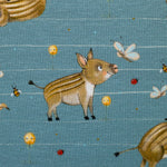 Lade das Bild in den Galerie-Viewer, Jersey glückliche Wildschweine auf blau
