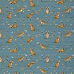 Lade das Bild in den Galerie-Viewer, Jersey glückliche Wildschweine auf blau
