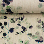 Lade das Bild in den Galerie-Viewer, Viskose-Leinen Blätter Eukalyptus beige
