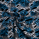Lade das Bild in den Galerie-Viewer, Softweat Dino Fossilien blau schwarz
