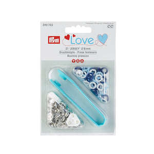 Prym Druckknöpfe Jersey 8mm blau