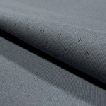 Lade das Bild in den Galerie-Viewer, Jersey uni Lochstrickjersey stahlblau
