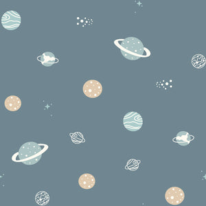 Jersey  Planeten auf jeansblau