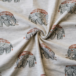 Lade das Bild in den Galerie-Viewer, Jersey Mammut ecru meliert

