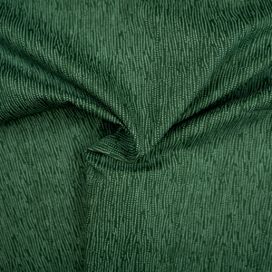 Baumwolle - Smaragd Grün - kleine Pünktchen