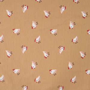 Jersey kleine Hühner beige Qjutie