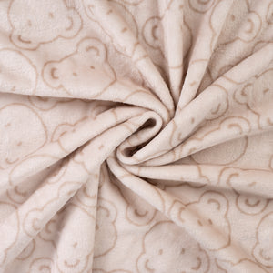Wellnessfleece Bären beige Qjutie