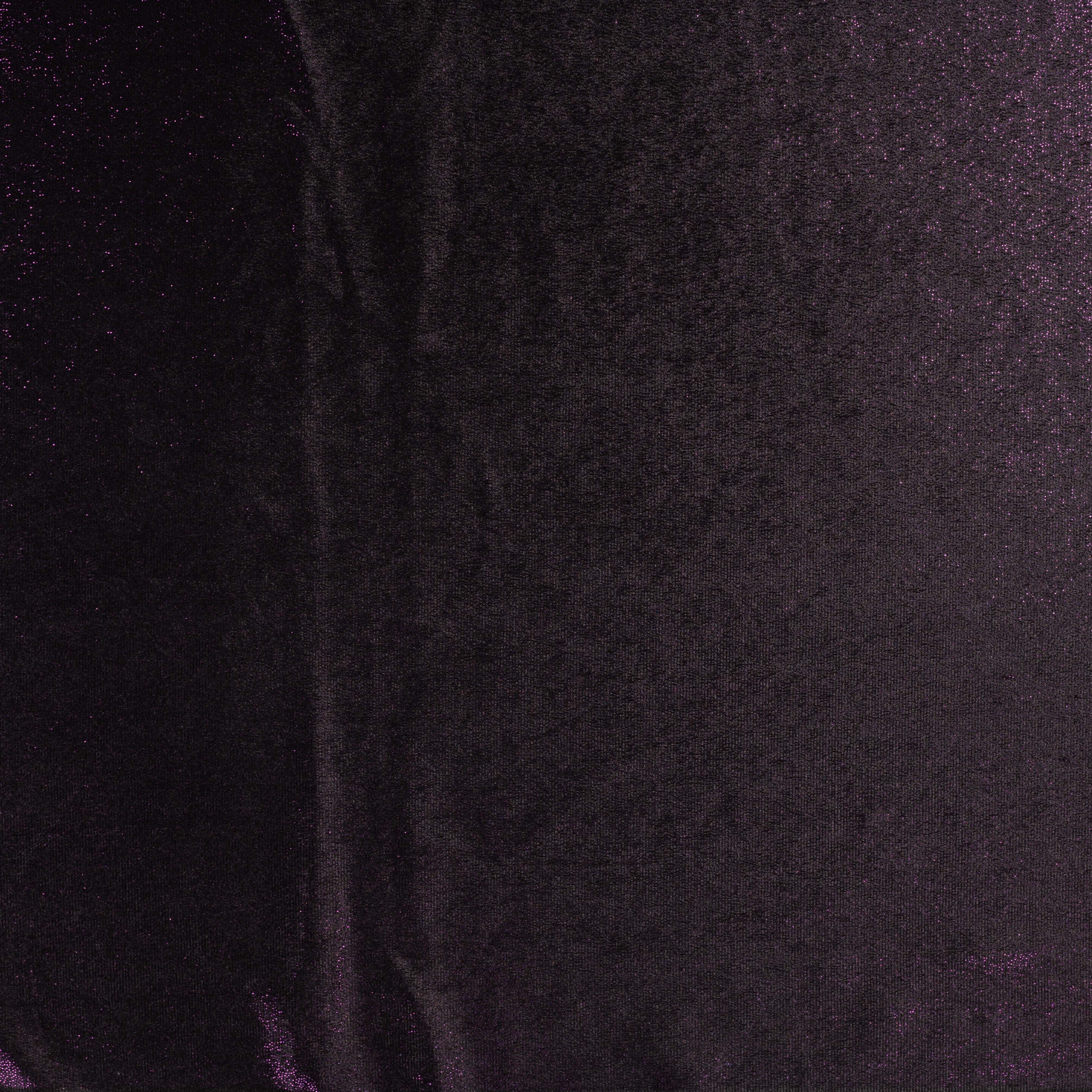 Velour mit Folie glitzer lila Qjutie