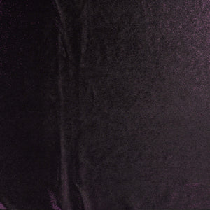 Velour mit Folie glitzer lila Qjutie