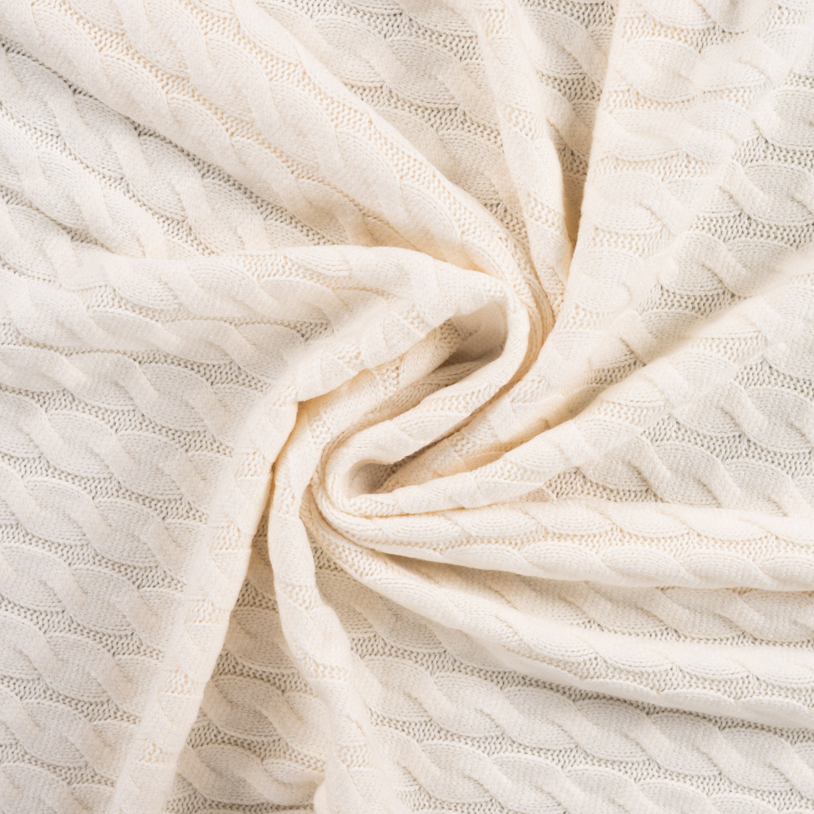 Strickstoff Nordic Cable ecru Qjutie