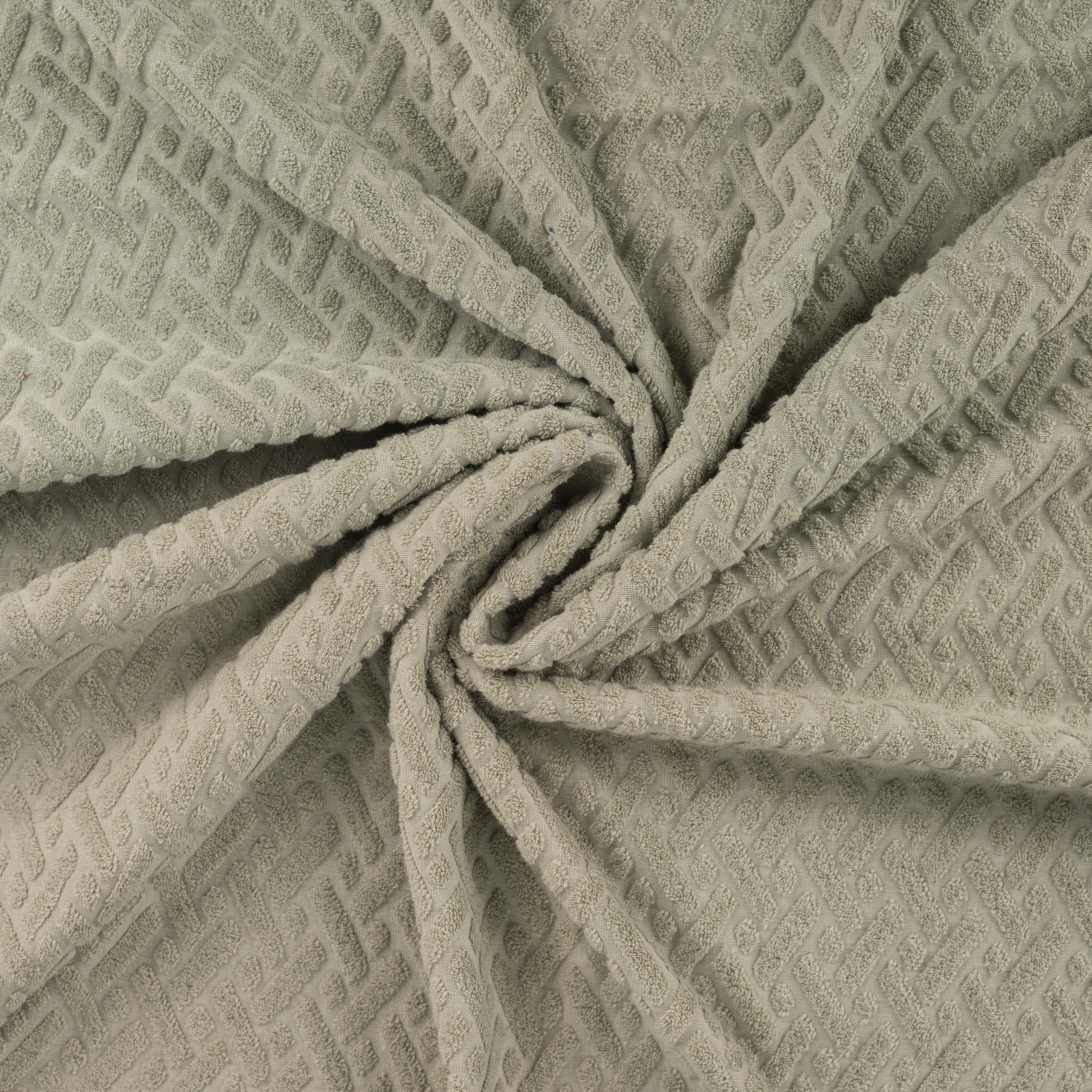 Jersey Jacquard oliv Qjutie