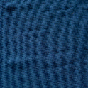 Uni Waffeljersey blau