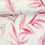 Lade das Bild in den Galerie-Viewer, Jersey Blätter auf weiß
