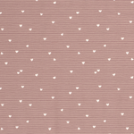 Lade das Bild in den Galerie-Viewer, Jersey Herzchen und Streifen auf mauve
