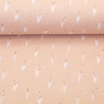 Lade das Bild in den Galerie-Viewer, Rippjersey Herzchen auf lachs
