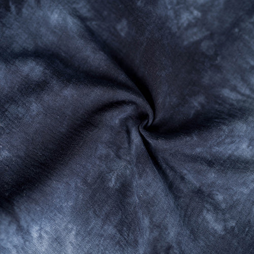 Musselin „Tie dye“ - Batik - blau