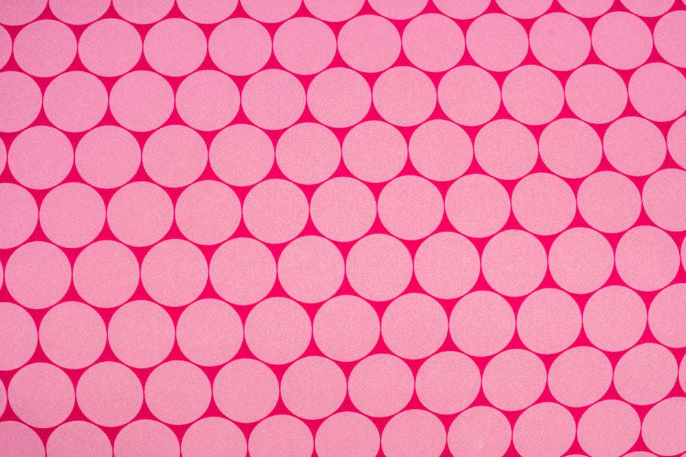 Softshell rosa Kreise auf Pink