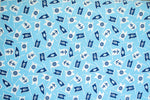 Lade das Bild in den Galerie-Viewer, Baumwollstoff maritime Wimpel auf hellblau Windham Fabric
