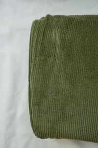Cord Breitcord dunkelgrün