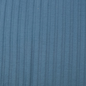 Viskose-Jersey breit gerippt jeansblau