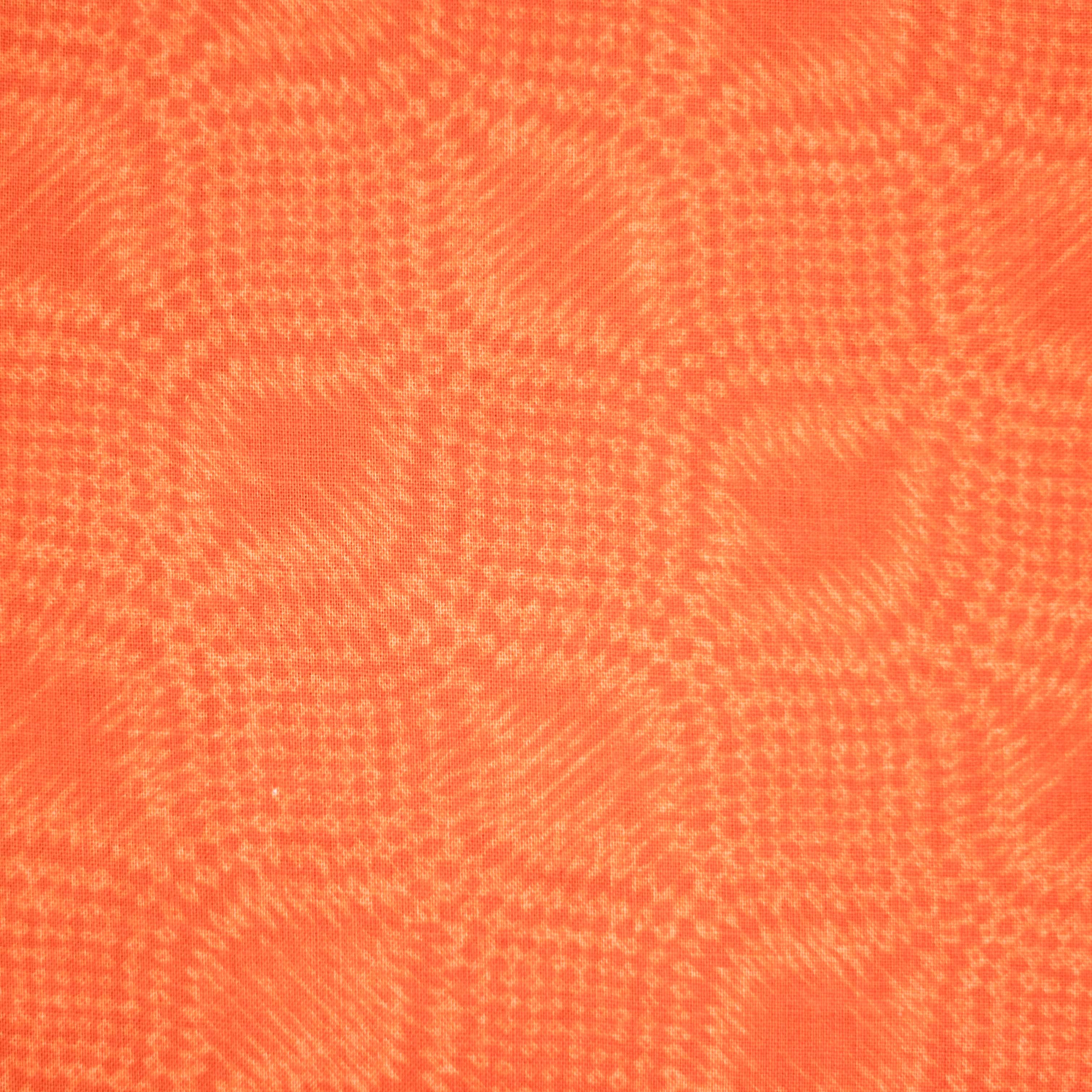 Baumwollstoff Muschelmuster orange