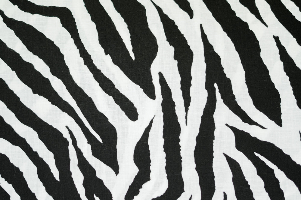 Baumwollstoff Zebra