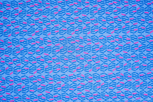 Baumwollstoff Muster auf blau