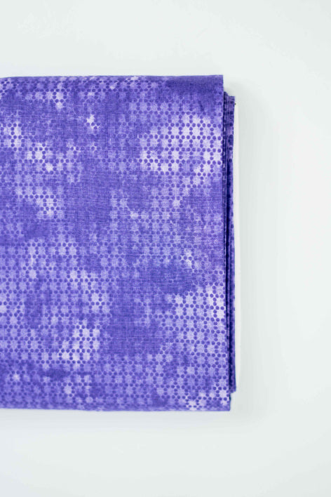 Baumwollstoff Netzwerk marmoriert auf lila