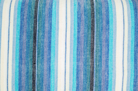 Dekostoff Canvas Streifen in blautöne